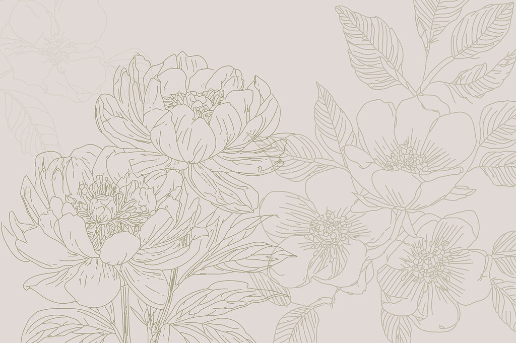 Disegno di fiori e foglie Disegno di fiori e foglie