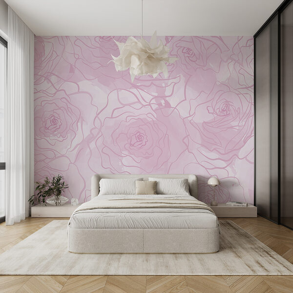 Rose rosa su sfondo bianco Rose rosa su sfondo bianco