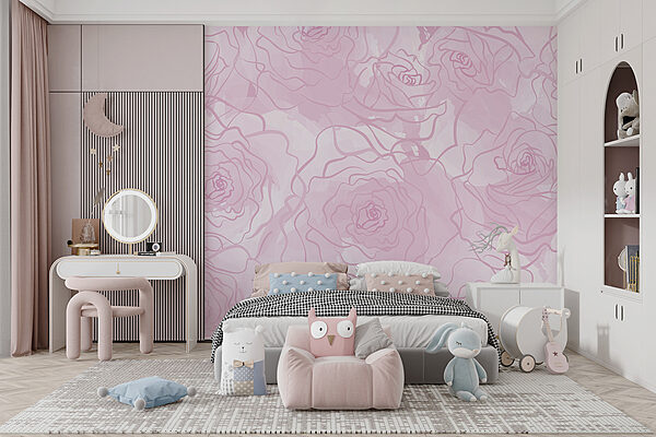 Rose rosa su sfondo bianco Rose rosa su sfondo bianco