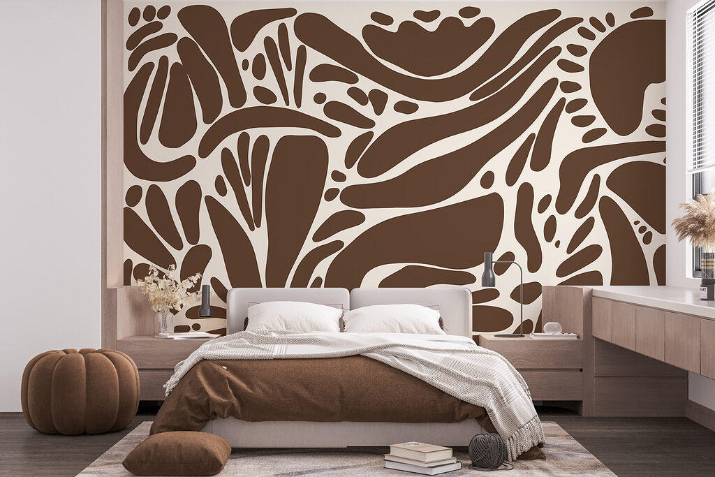 Brown and white pattern