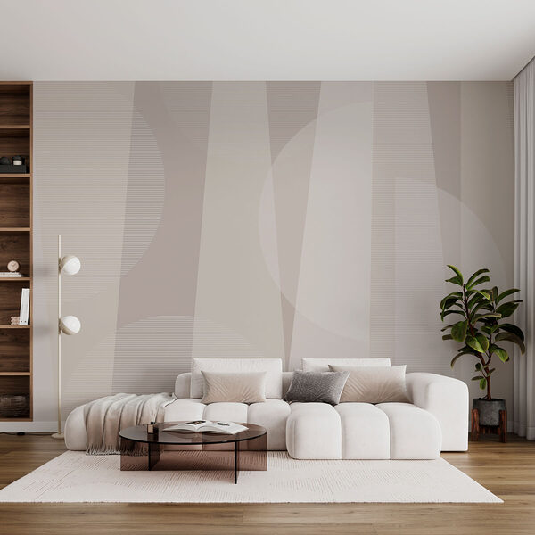 Sfondo grigio e bianco con cerchi e linee Sfondo grigio e bianco con cerchi e linee