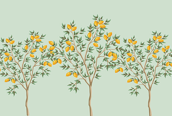 Albero con frutti gialli Albero con frutti gialli