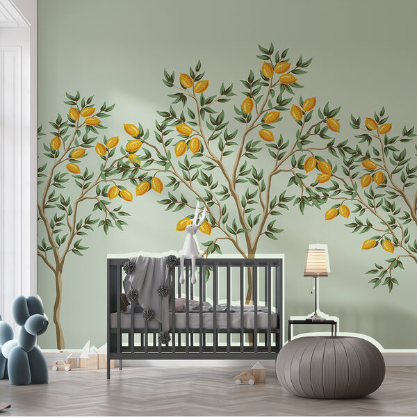 Albero con frutti gialli Albero con frutti gialli
