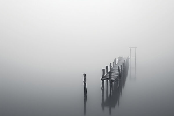 Darsena nella nebbia Darsena nella nebbia