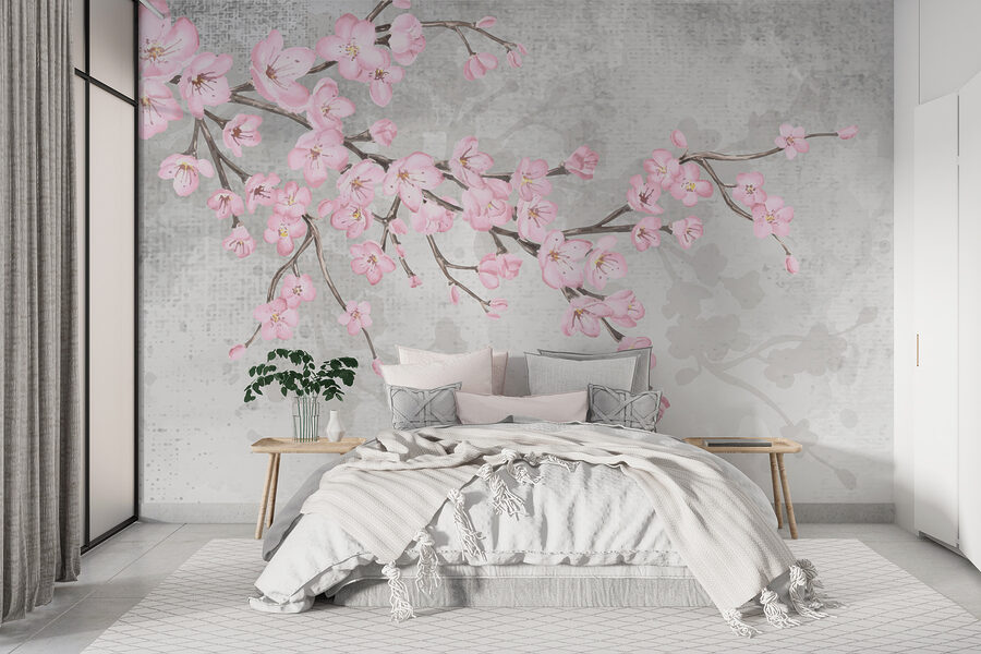 Ramo con fiori rosa
