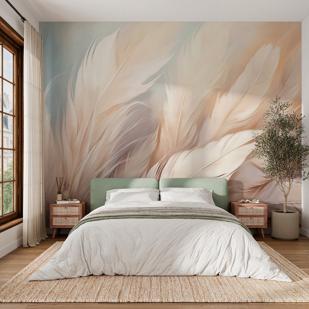 Close up of feathers