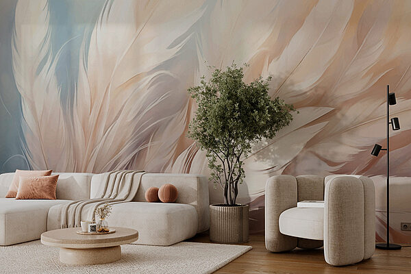 Close up of feathers