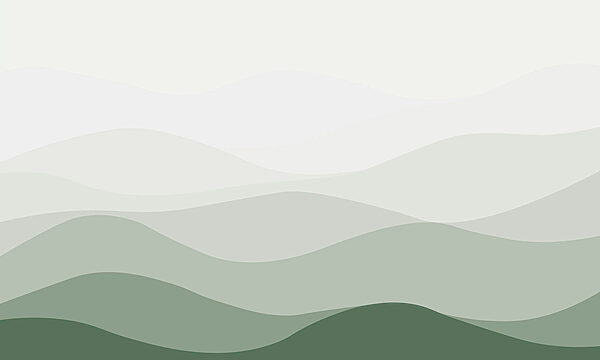 Linee ondulate verdi e bianche Linee ondulate verdi e bianche