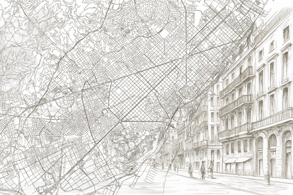 Mappa di una città Mappa di una città