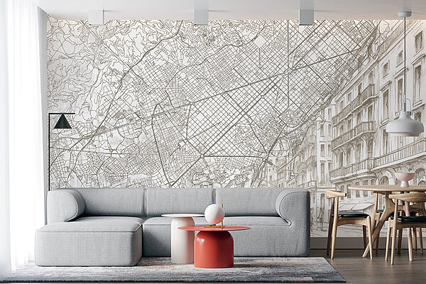 Mappa di una città Mappa di una città