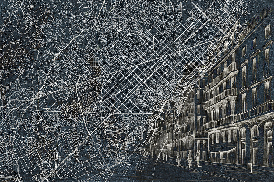 Mappa di una città