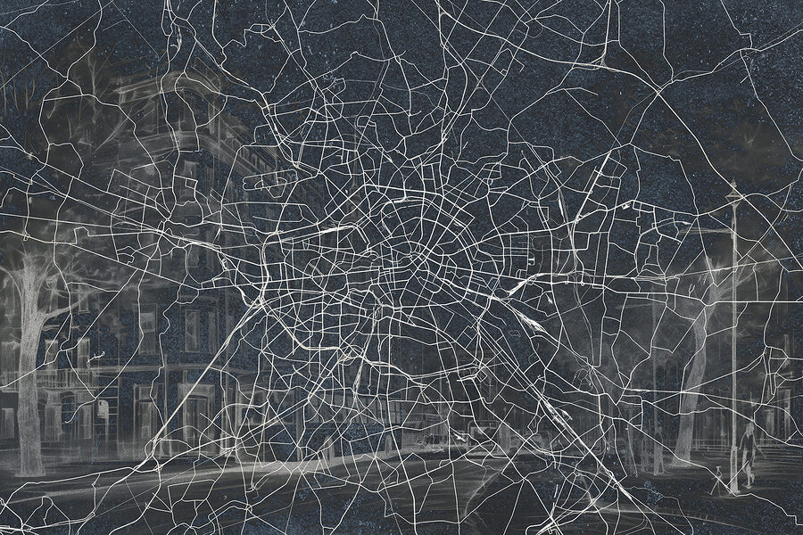 Mappa di una città Mappa di una città