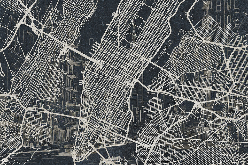Mappa di una città Mappa di una città
