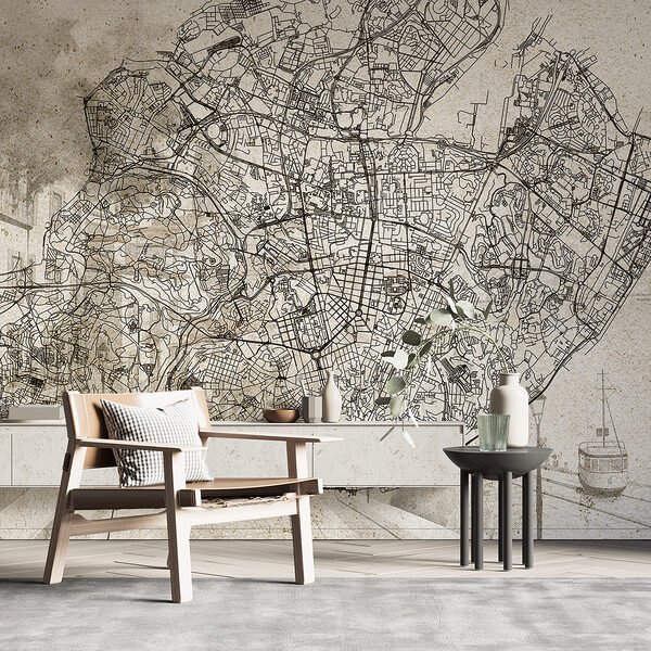 Mappa di una città Mappa di una città