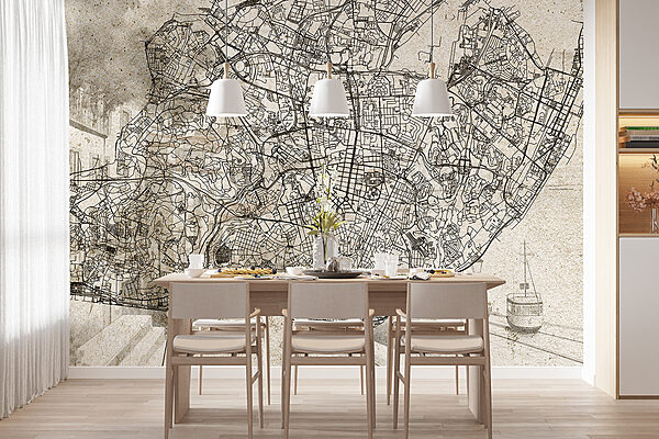 Mappa di una città Mappa di una città