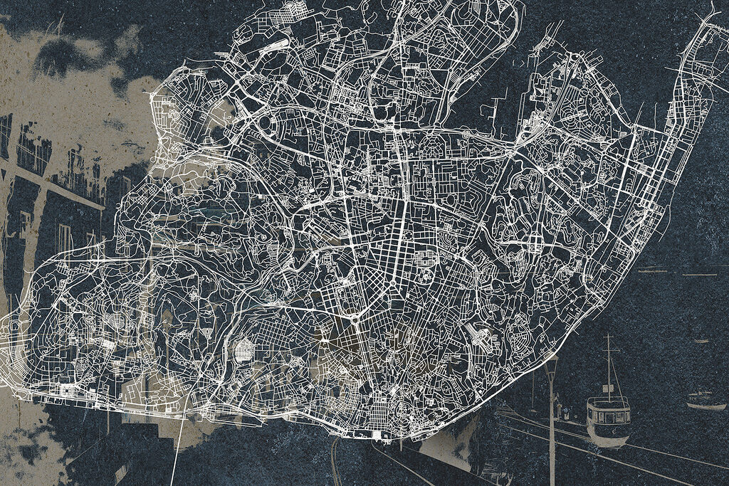 Mappa di una città Mappa di una città