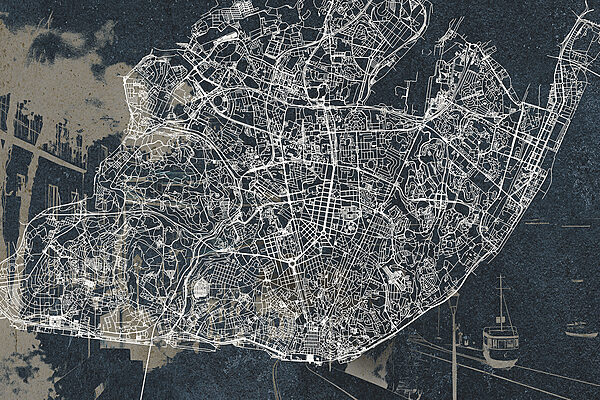 Mappa di una città Mappa di una città