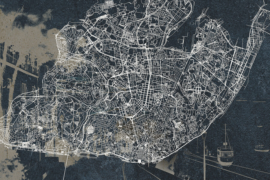Mappa di una città