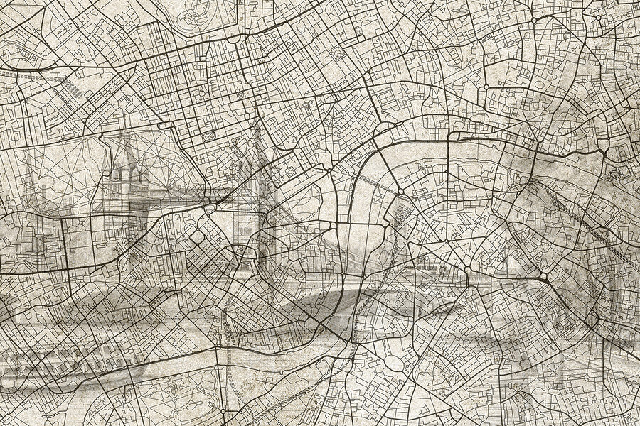 Mappa di una città Mappa di una città