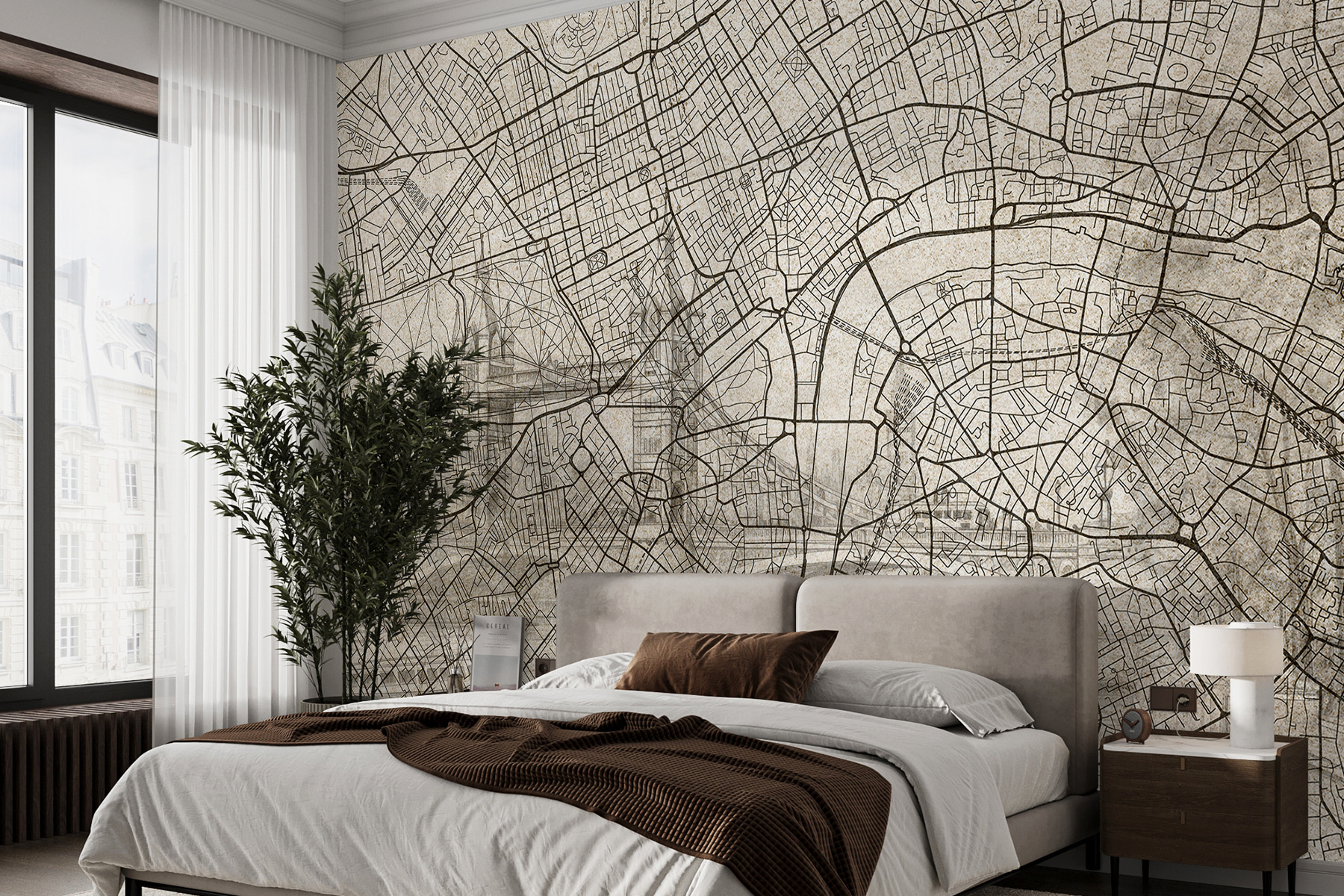 Map of a city Map of a city