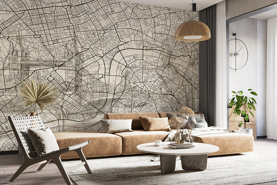 Mappa di una città Mappa di una città