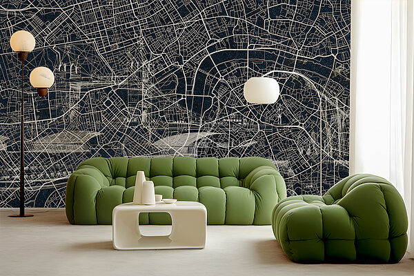 Mappa di una città Mappa di una città