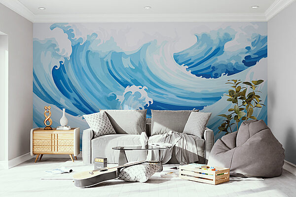 Onde blu e bianche Onde blu e bianche