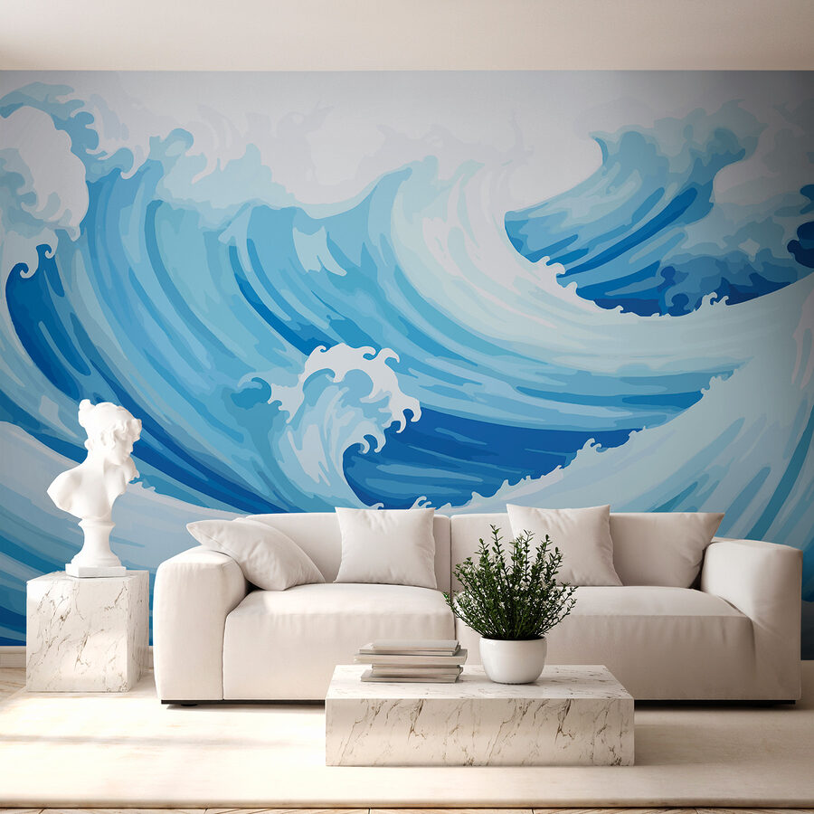 Onde blu e bianche Onde blu e bianche