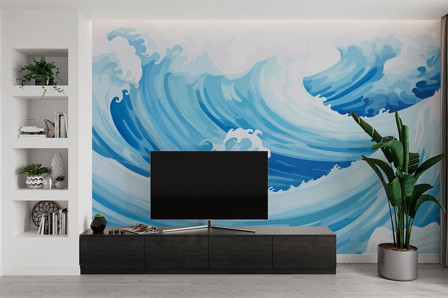 Onde blu e bianche Onde blu e bianche