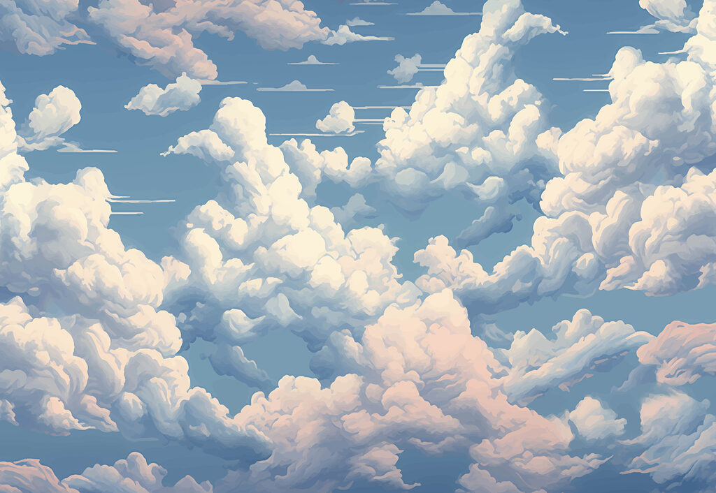 Cielo blu con nuvole Cielo blu con nuvole
