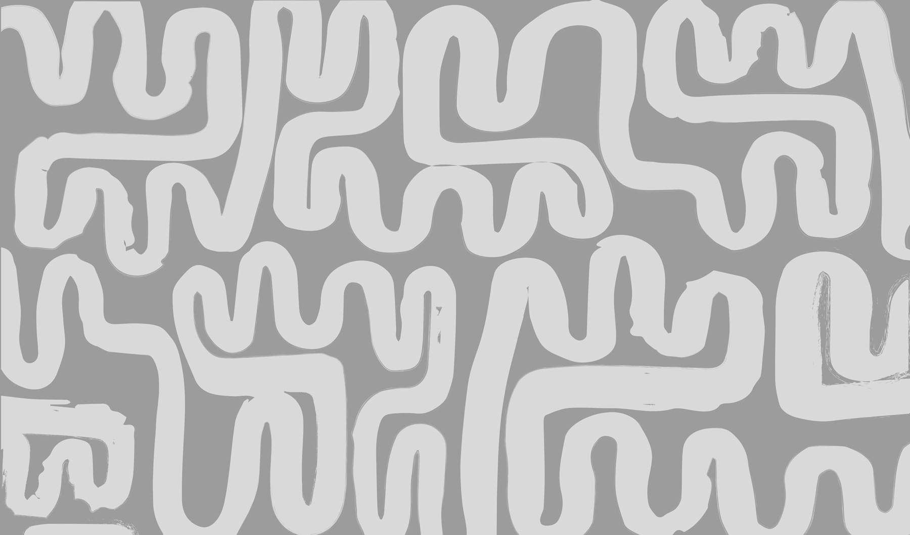 Maze with white lines