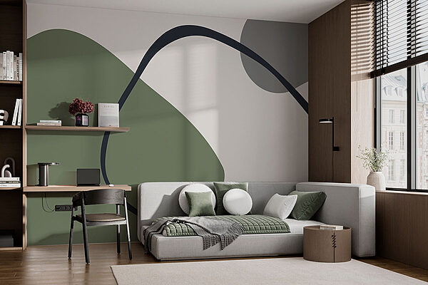 Arte verde e grigia Arte verde e grigia
