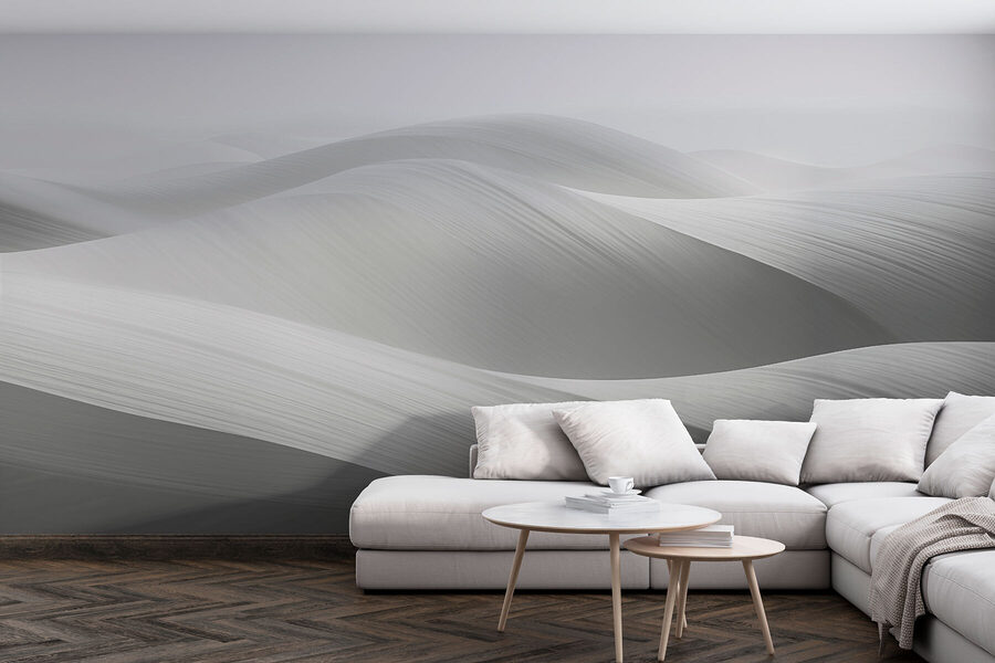 Paesaggio bianco e grigio