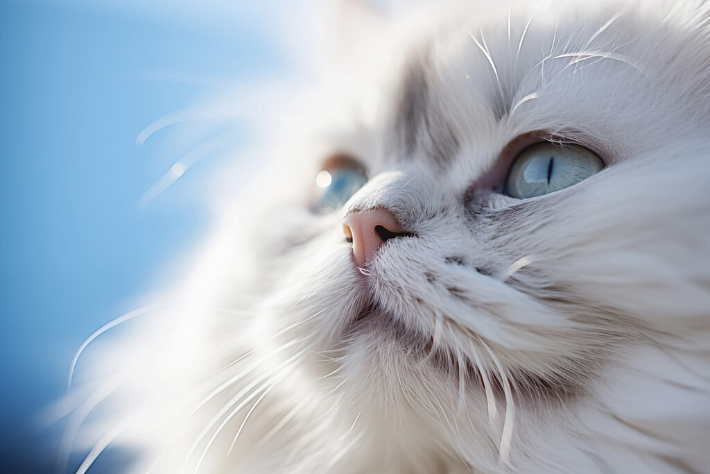 Close up of a cat