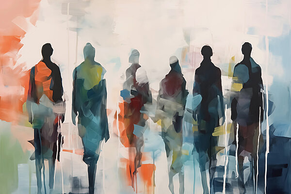 Group of people walking