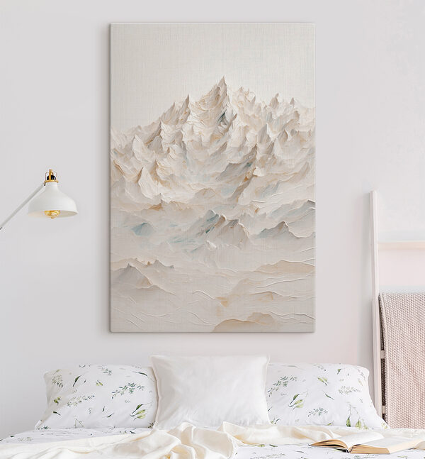 Mountain range with many peaks Mountain range with many peaks