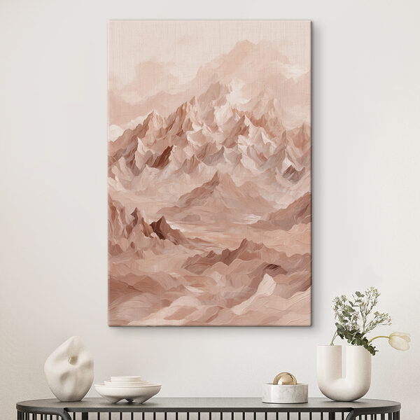 Mountain range with many peaks Mountain range with many peaks