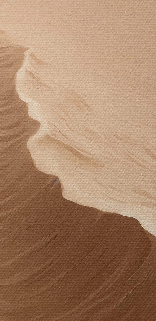 Sand dune with waves