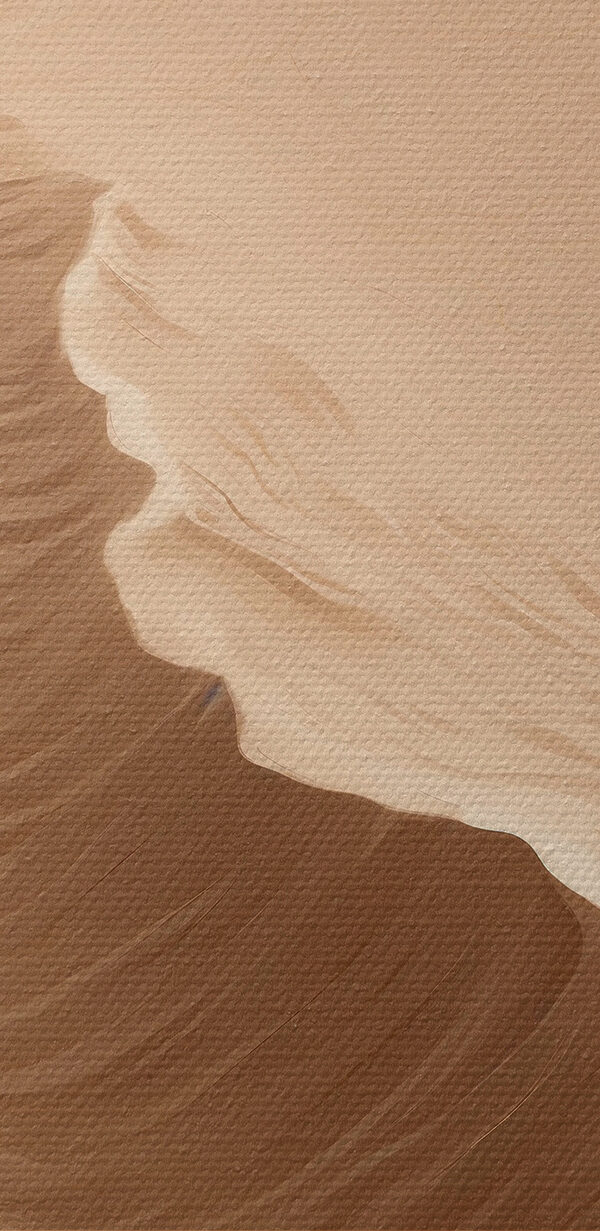 Sand dune with waves