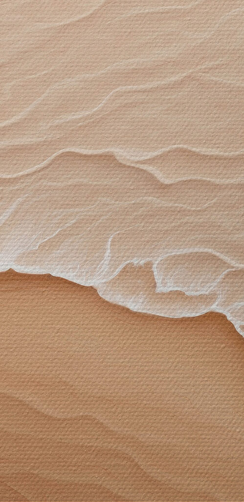 Sand beach with waves Sand beach with waves