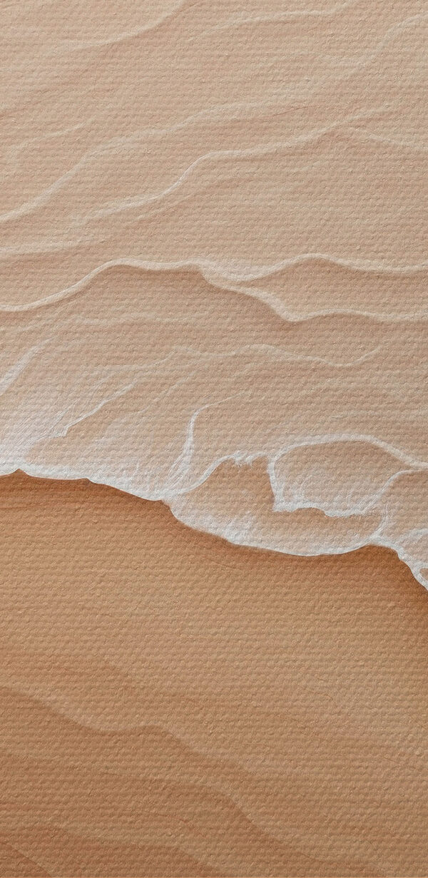 Sand beach with waves Sand beach with waves