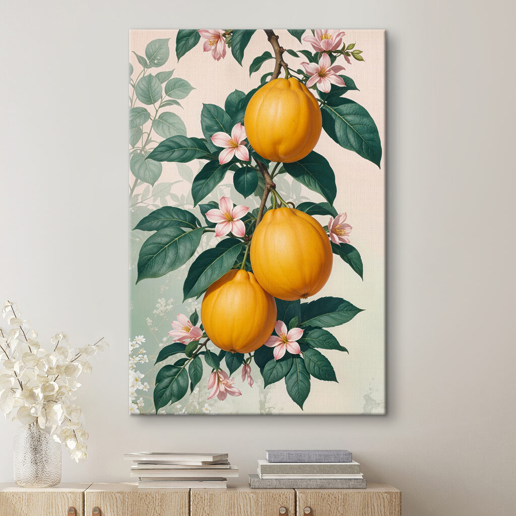 Group of fruit on a plant