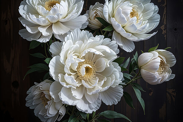 Group of white flowers