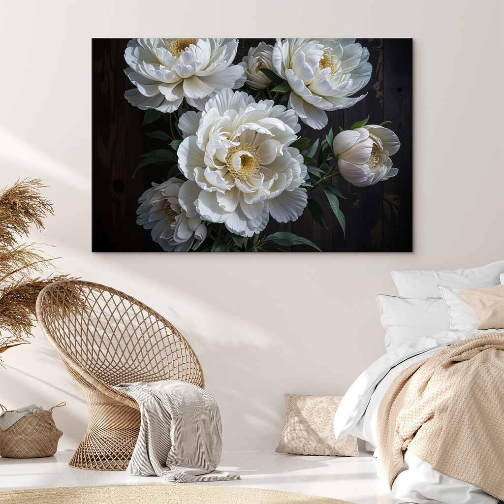 Group of white flowers