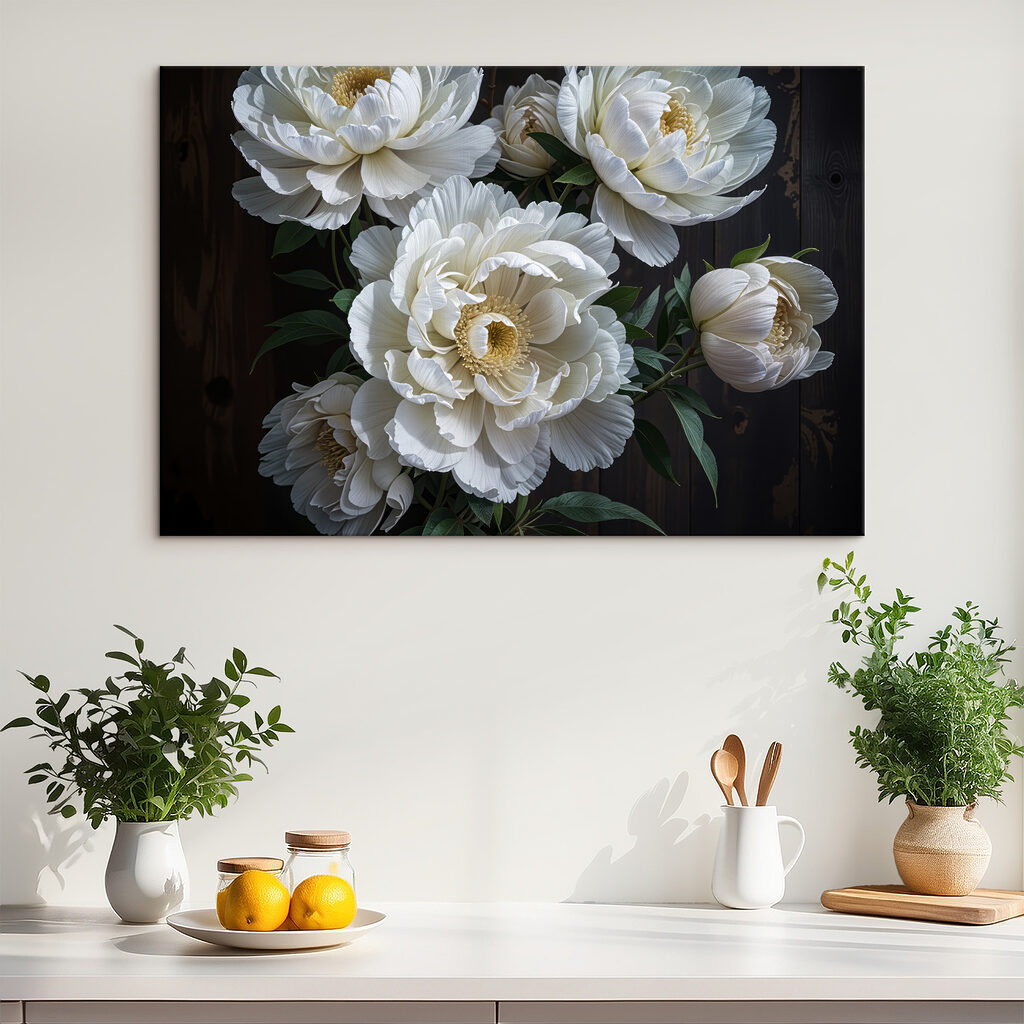 Group of white flowers