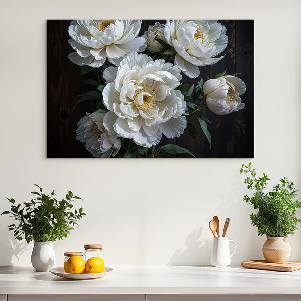 Group of white flowers
