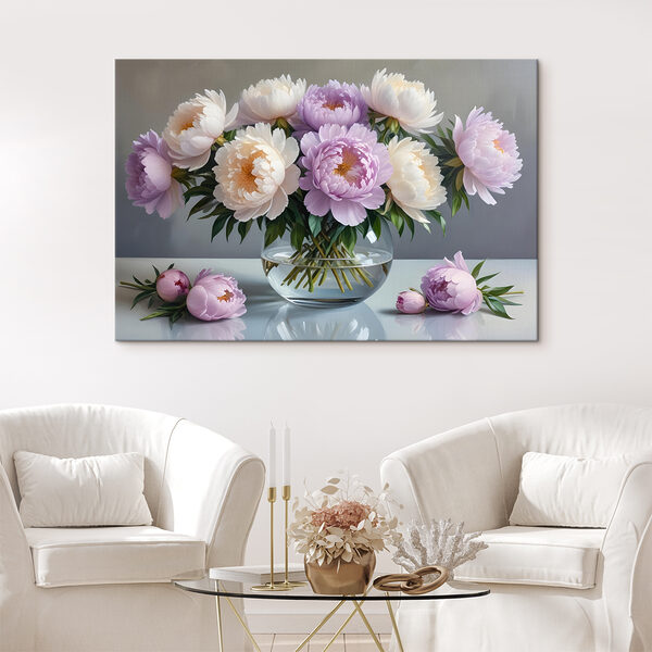 Quadri Vaso di fiori su un tavolo (COD: s40610) Quadri Quadri Vaso di fiori su un tavolo (COD: s40610)