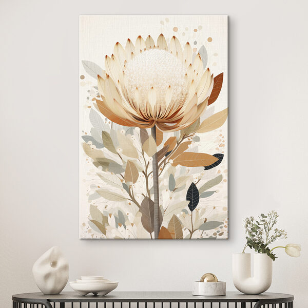 Quadri Quadri Fiore con foglie e petali (COD: s40818)