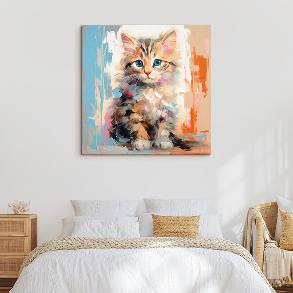 Cat with blue eyes