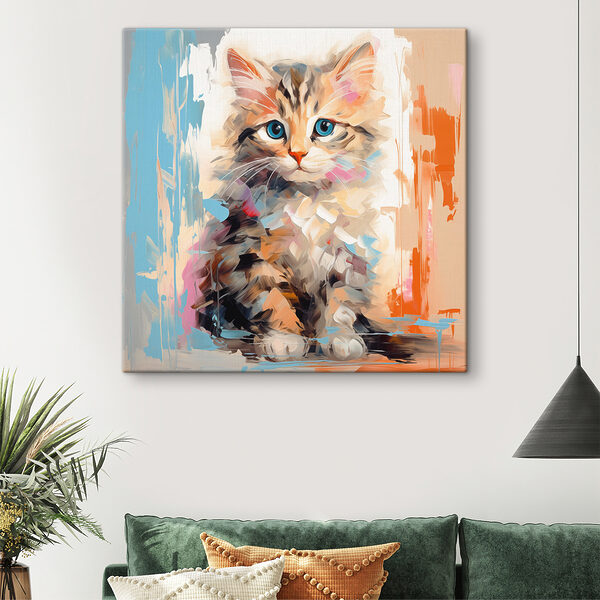 Cat with blue eyes